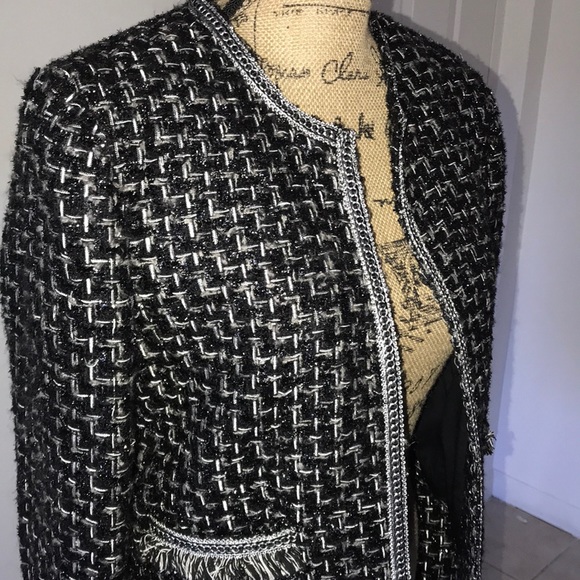 Eva Mendes Tweed Blazer - Picture 2 of 4